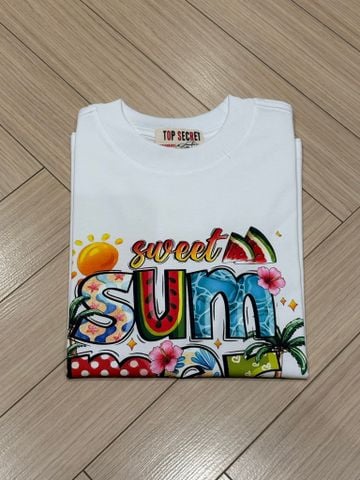 TUN0372 ÁO THUN SUM (TRẮNG)