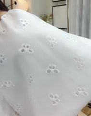 LV0001T ĐẦM HOA XÔ THÊU BƯỚM