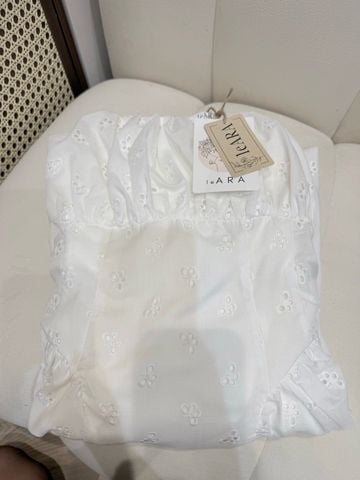 LV0001T ĐẦM HOA XÔ THÊU BƯỚM