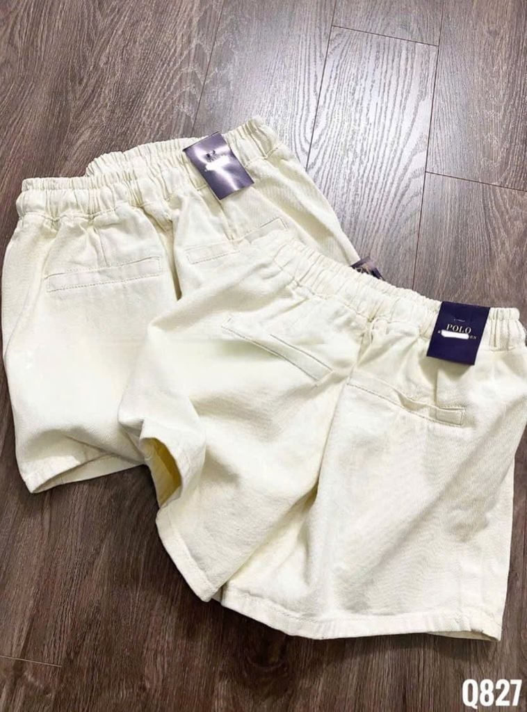 VGU1193 QUẦN SHORT KAKI LƯNG THUN