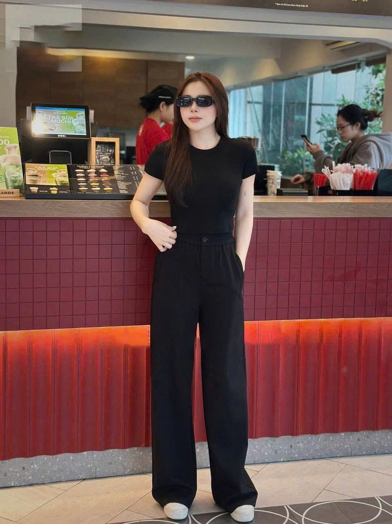 TB8537 - SET BỘ QUẦN DÀI FULL ĐEN