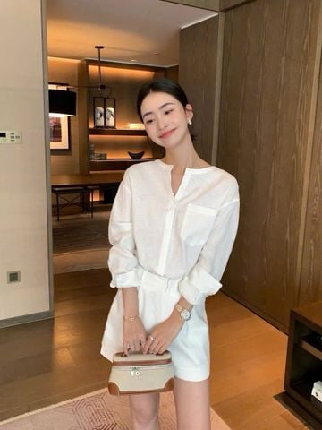 KS0933 - SET LINEN TRẮNG