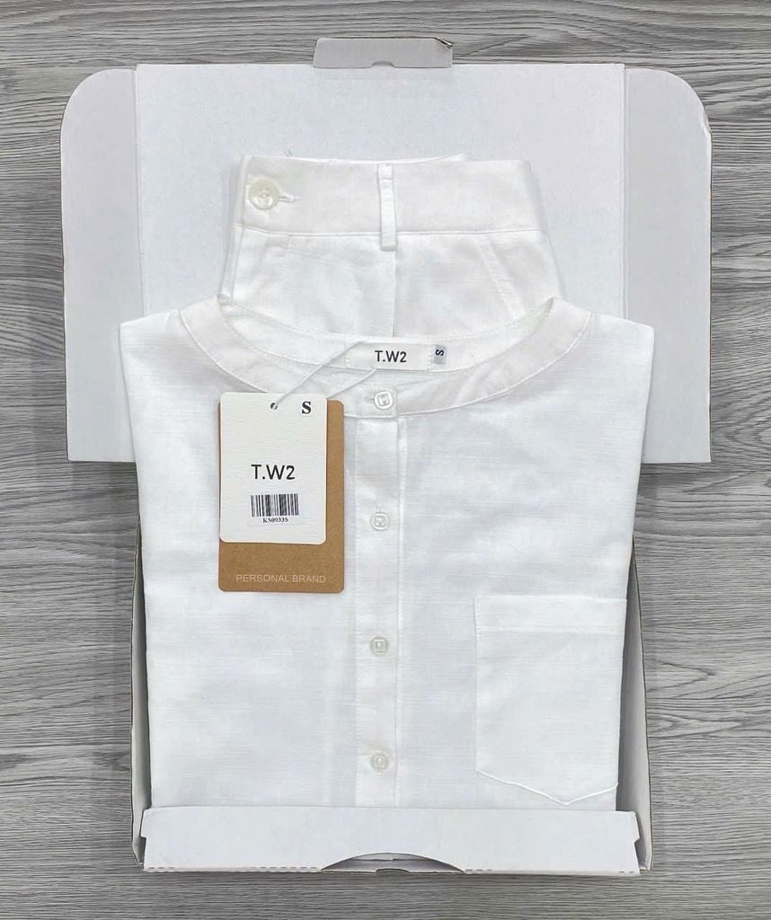 KS0933 - SET LINEN TRẮNG