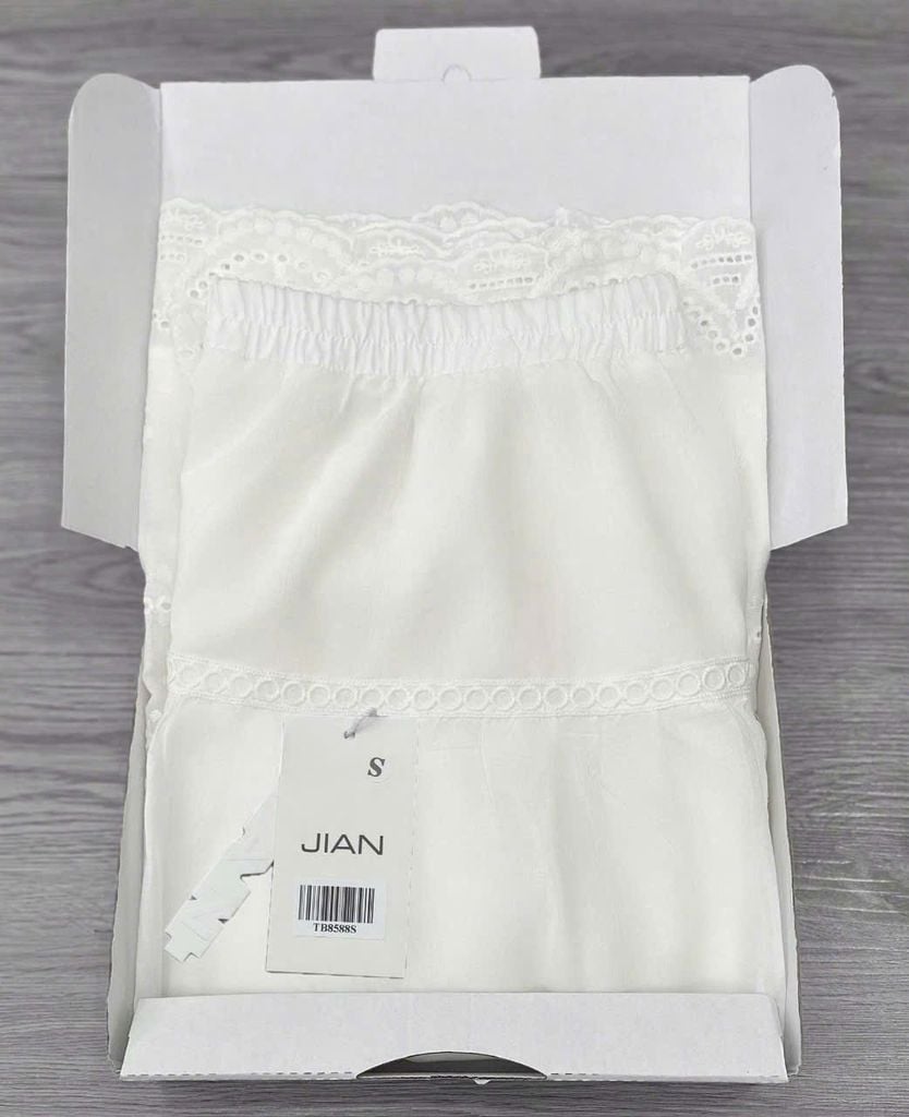 TB8588 - CHÂN VÁY XÒE TRẮNG ( CHÂN VÁY LẺ)