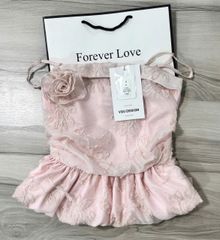 VGU0600 - ÁO 2 DÂY BABY DOLL HỒNG ( ÁO LẺ)