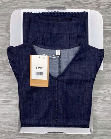 KS0954 - SET ÁO + CHÂN VÁY JEAN DENIM