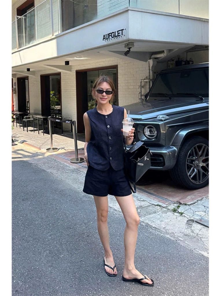 KS0938 - SET ÁO GILE - QUẦN SHORT