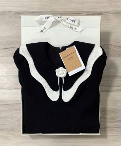 VGU0623 - ĐẦM XÒE DÀI TAG HOA