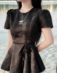 VGU0620 - SET ÁO PEPLUM TAG NƠ CC - QUẦN DÀI ( KEM DÂY CỘT EO)