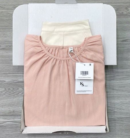 KS0951 - SET ÁO LINEN HỒNG - QUẦN KAKI MỀM