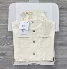 KS0965 - SET LINEN PHỐI TÚI KEM