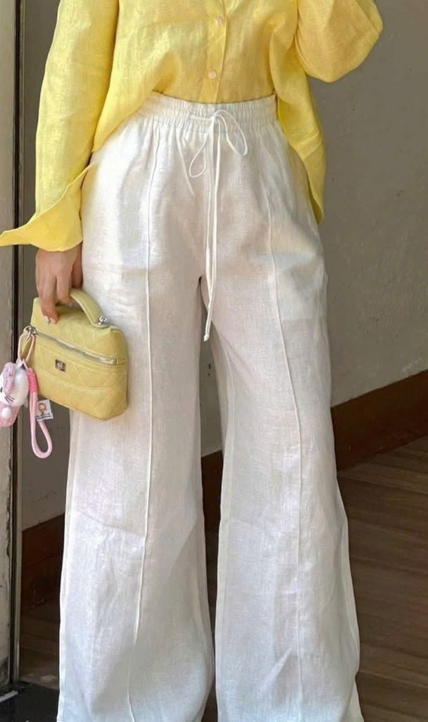 VGU0652 - QUẦN LINEN DÀI KEM ( QUẦN LẺ)