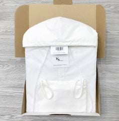 KS0971 - ĐẦM NGẮN PHỐI NÓN (KÈM ÁO TRONG) - MÀU TRẮNG