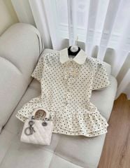 KS0976 - SET ÁO CHẤM BI - QUẦN SHORT