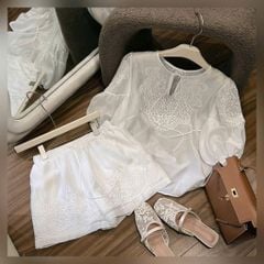 VGU0659 - SET REN THÊU CAO CẤP