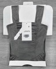 TB8689 - ĐẦM THUN DÀI XÁM