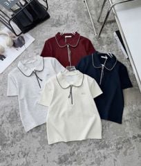 VGU0690 - SET ÁO THUN LOGO THÊU - QUẦN JEAN DÀI ( ÁO XÁM)