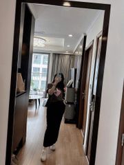 VGU0705 - SET ÁO THUN IN HÌNH - CHÂN VÁY ĐEN