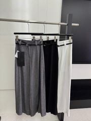 VGU0717 - QUẦN DÀI ỐNG RỘNG - MÀU TRẮNG ( KÈM NỊT)