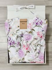 VGU0720 ĐẦM HOA TÍM DÁNG DÀI