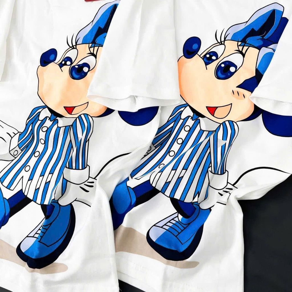 VGU0727 - SET ÁO THUN MICKEY - CHÂN VÁY ĐEN