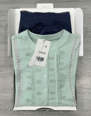 TB8705 - SET LINEN THÊU CAO CÂP VẢI WASH MỀM - MÀU XANH