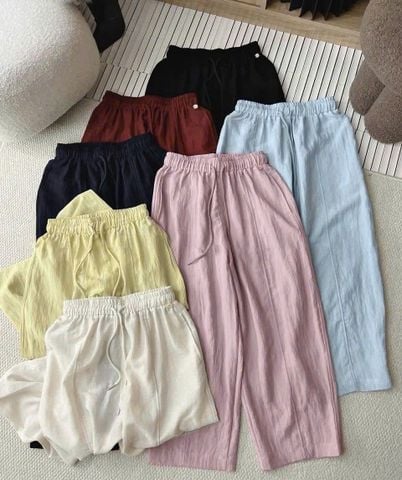 KS1073 - QUẦN KAKI MỀM - MÀU KEM VÀNG