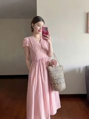 TQ4459 - ĐẦM DÀI HỒNG