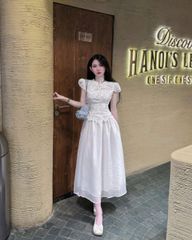 VGU0926 - ĐẦM TIỂU THƯ PHỐI NƠ THÊU