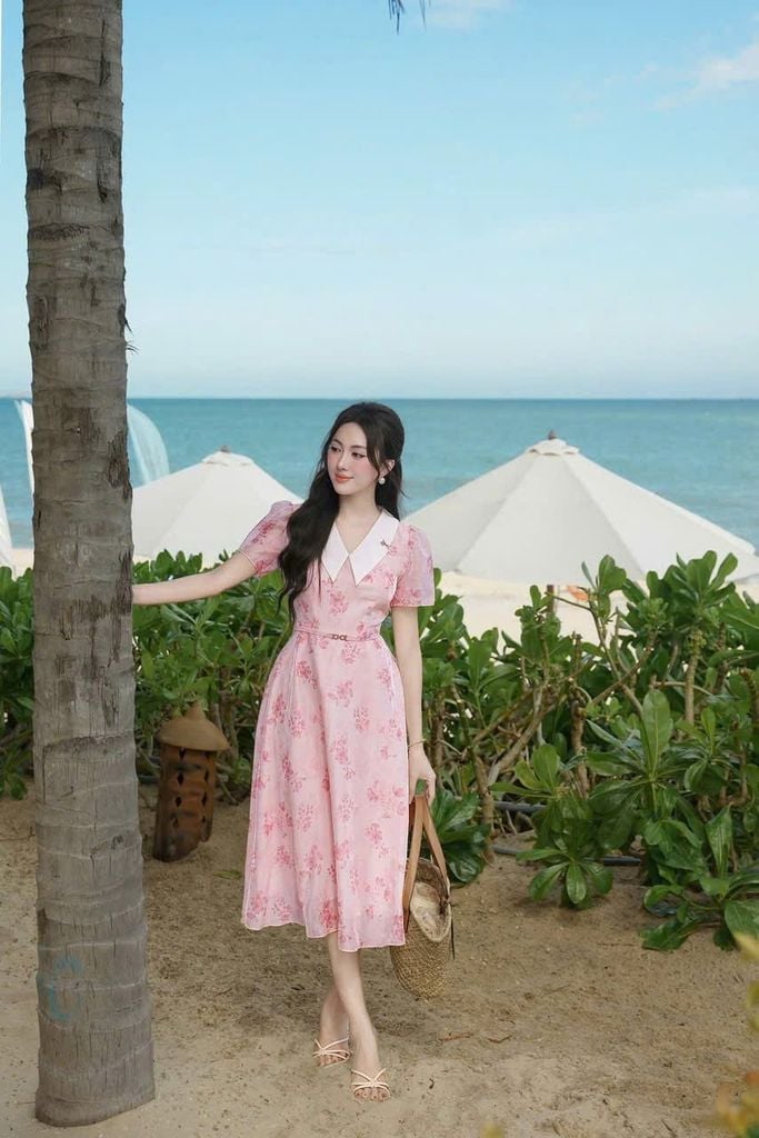 VGU0945 ĐẦM HOA (HỒNG)