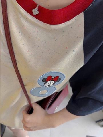 VGU0974 - SET ÁO THUN IN MICKEY - CHÂN VÁY TẦNG