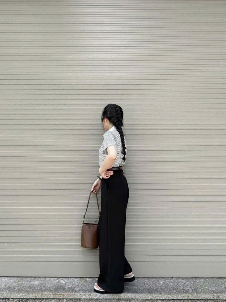 KS1106 - QUẦN DÀI ĐEN ( KO KÈM NỊT, QUẦN LẺ)