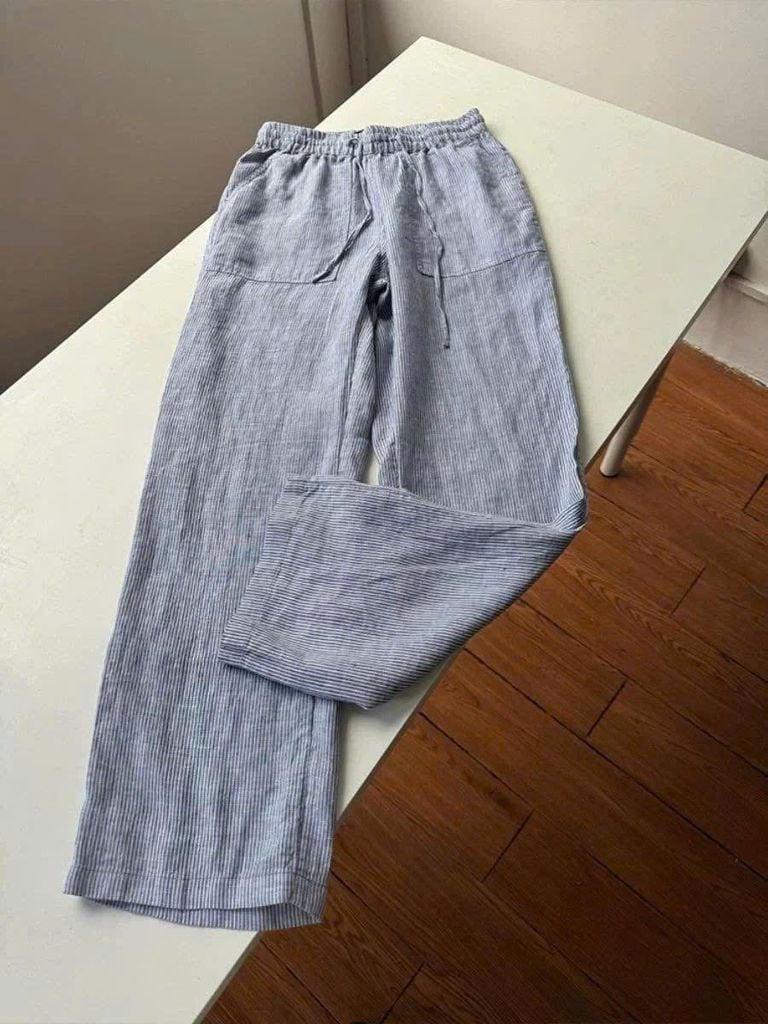 VGU0981 - QUẦN DÀI SỌC LƯNG THUN