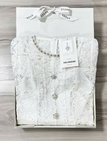 VGU1001 - ĐẦM REN XÒE DÀI ( KÈM ĐẦM LÓT)