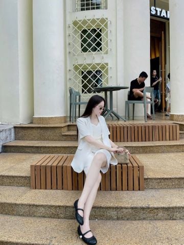 TB8908 SET VEST 3MÓN - QUẦN SHORT (TRẮNG)