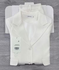 TB8908 SET VEST 3MÓN - QUẦN SHORT (TRẮNG)