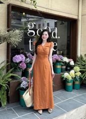 TQ4501 - ĐẦM FORM DÀI NHÚN NGỰC