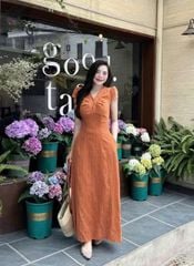 TQ4501 - ĐẦM FORM DÀI NHÚN NGỰC