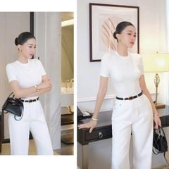 KS1158 - ÁO THUN BODY CỔ TRÒN - MÀU HỒNG