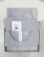 TQ4512 - SET ÁO NHÚN EO - QUẦN DÀI SỌC