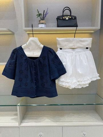 TB8928 - SET BỘ QCCC THÊU - XANH ĐEN