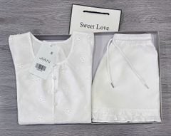 TB8929 - SET BỘ QCCC THÊU - MÀU TRẮNG