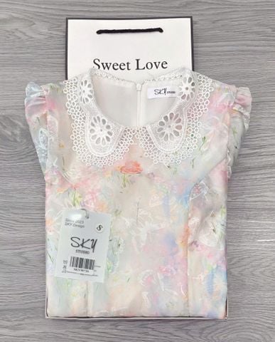 SKY9073 ĐẦM REN HOA