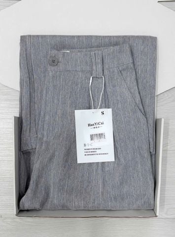 TQ4548 - QUẦN DÀI SỌC LẺ ( KHÔNG KÈM NỊT) - MÀU XÁM NHẠT
