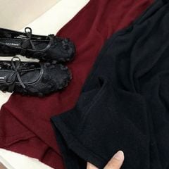 TQ4539 - ĐẦM THUN BASIC DÀI - MÀU ĐEN