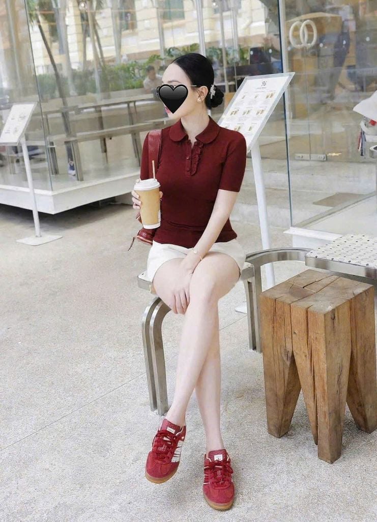 TQ4554 - SET ÁO THUN ĐỎ - QUẦN SHORT