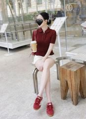 TQ4554 - SET ÁO THUN ĐỎ - QUẦN SHORT