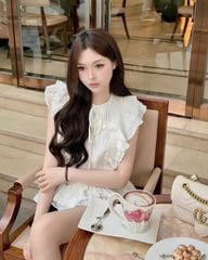 TQ4582 - SET ÁO KIỂU TAY CÁNH TIÊN - QUẦN SHORT