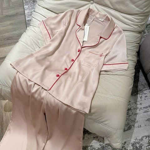 TB9198 - SET BỘ NGỦ DÀI MÀU HỒNG