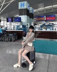 TB9130 - ÁO KHOÁC VEST FORM DÀI PHỐI SỌC (ÁO LẺ)